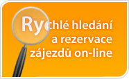 Rychlé hledání a rezervace zájezdů on-line