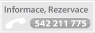 Informace, rezervace
