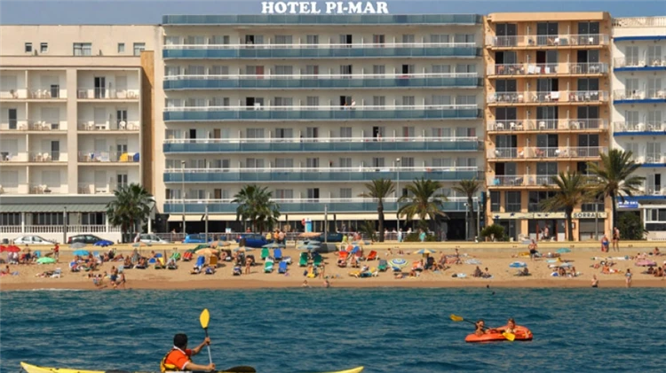 Fasáda hotelu Pimar & SPA v Blanes | Blanes / Hotel Pimar & SPA