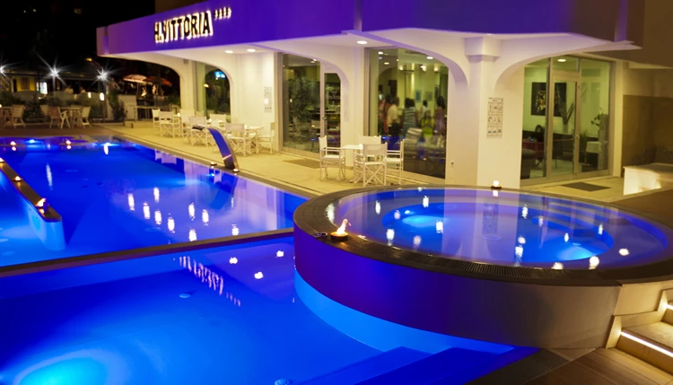Hotel Vittoria Riccione – terasa nebo venkovní prostor | Riccione / Hotel Vittoria