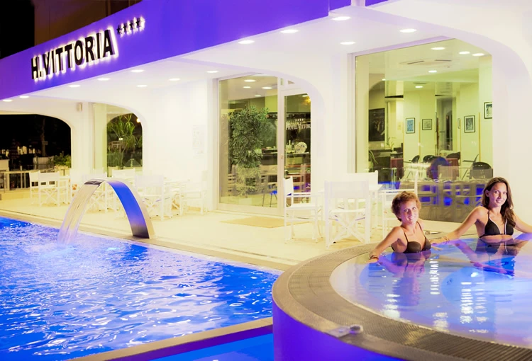 Hotel Vittoria Riccione – interiér nebo společenská místnost | Riccione / Hotel Vittoria