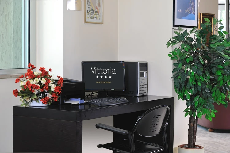Hotel Vittoria Riccione – internetový koutek pro hosty | Riccione / Hotel Vittoria