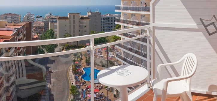 Pokoj s balkonem v hotelu Oasis Park Splash | Calella / Hotel Oasis Park Splash