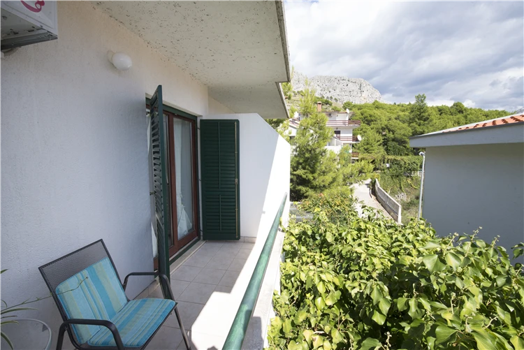 Detail venkovního prostoru apartmánového domu Ivica | Omiš-Duće / Apartmánový dům Ivica