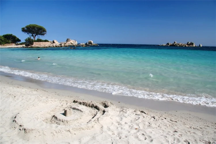 Pláž Palombaggia u Porto Vecchio s bílým pískem | Divoká Korsika - perla Středomoří