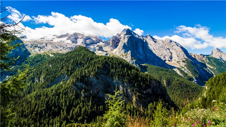 Panoramatický výhled na dolomitské hory | Dolomity a jižní Tyrolsko - dobrodružství v srdci přírody