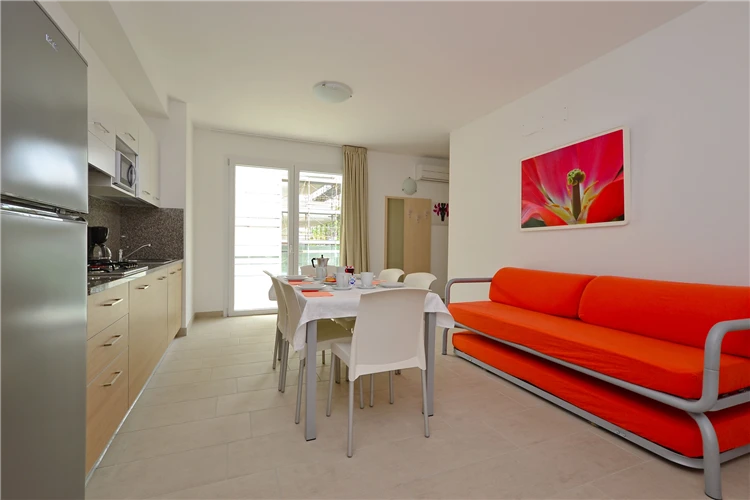 Terasa apartmánu s výhledem, Residence Fiore | Lignano / Residence Fiore