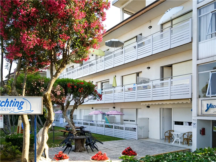 Ranní pohled z hotelu Villa Yachting v Lignanu | Lignano / Villa Yachting