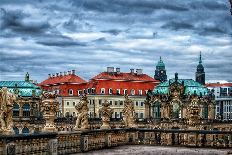 Panorama Drážďan s historickými stavbami | Českosaské Švýcarsko s výletem do Drážďan