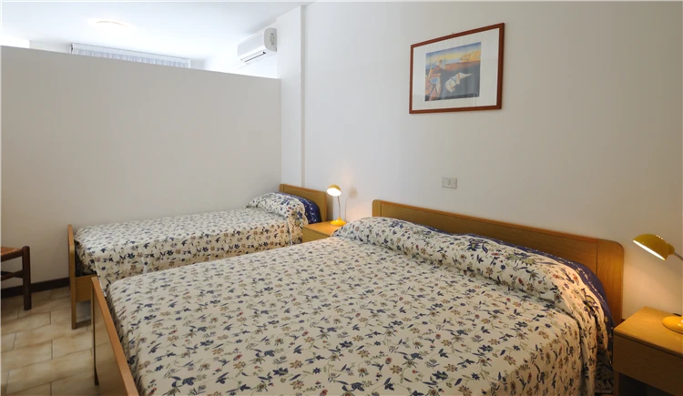 Ložnice apartmánu B7 v Residence Monaco Bibione | Bibione / Residence Monaco
