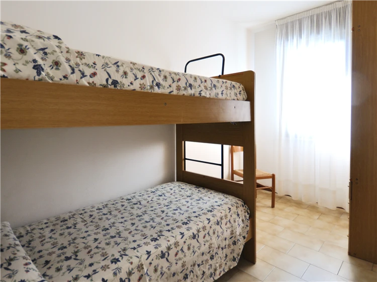Druhý pohled na ložnici apartmánu B7 v Residence Monaco | Bibione / Residence Monaco