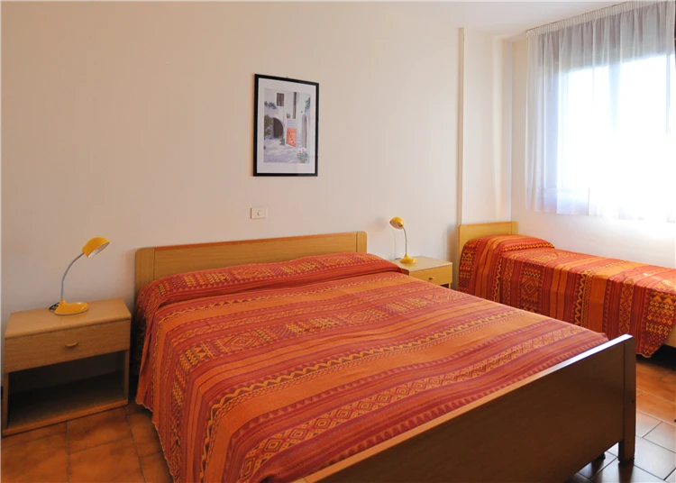 Ložnice apartmánu BILO v Residence Monaco Bibione | Bibione / Residence Monaco