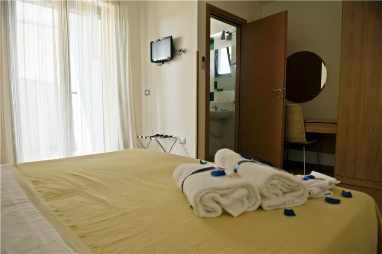 Hotel Leuco – koupelna nebo interiér pokoje | Martinsicuro / Hotel Leuco