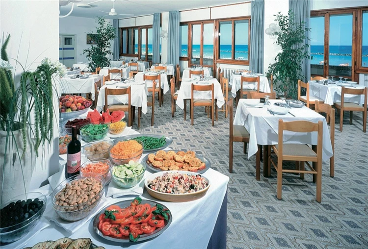 Hotelový interiér Majestic Pesaro – jídelna nebo lobby | Pesaro / Hotel Majestic