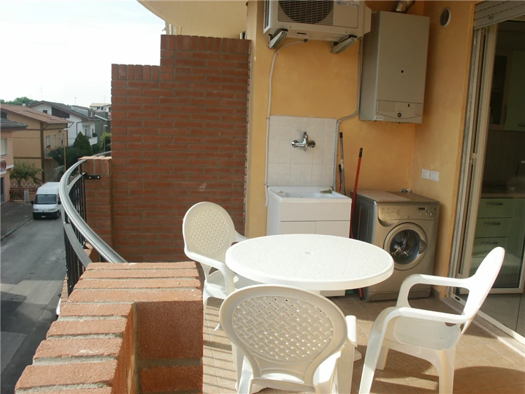 Residence Leopardi – terasa nebo společný prostor u bazénu | Alba Adriatica / Residence Leopardi