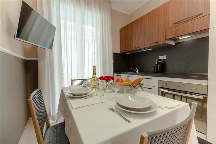 Residence Holiday Club Alba Adriatica – obývací pokoj apartmánu | Alba Adriatica / Residence Holiday Club