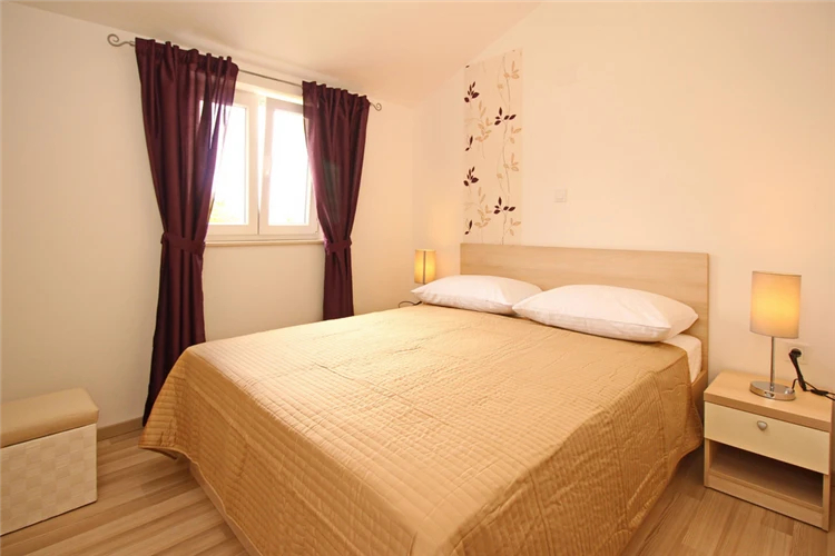 Třetí ložnice apartmánu Gorica 2 v Bašce | Baška / Apartmánový dům Gorica 2