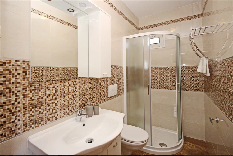 Koupelna v apartmánu Brnić, Baška | Baška / Apartmánový dům Brnić