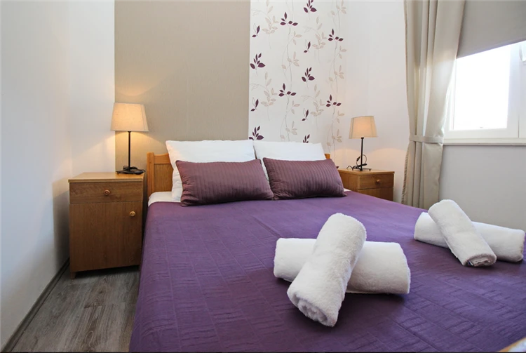 Ložnice apartmánu v Apartmánovém domě Brnić, Baška | Baška / Apartmánový dům Brnić