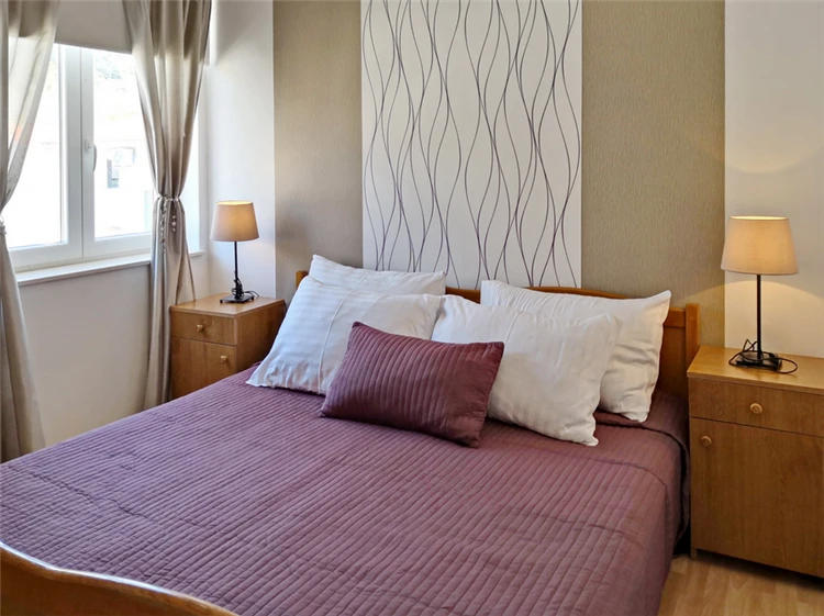 Ložnice s lůžky v Apartmánovém domě Brnić | Baška / Apartmánový dům Brnić