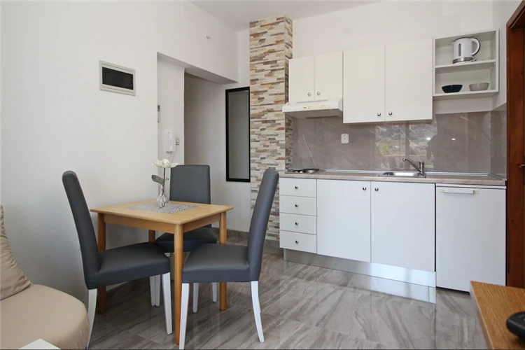 Obývací pokoj apartmánu Brnić, Baška | Baška / Apartmánový dům Brnić