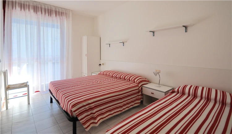 Ložnice v apartmánu BILO, Residence Nautilus Bibione | Bibione / Residence Nautilus