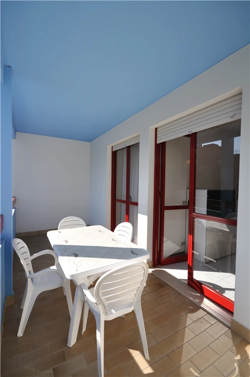 Terasa apartmánu BILO v Residence Nautilus Bibione | Bibione / Residence Nautilus