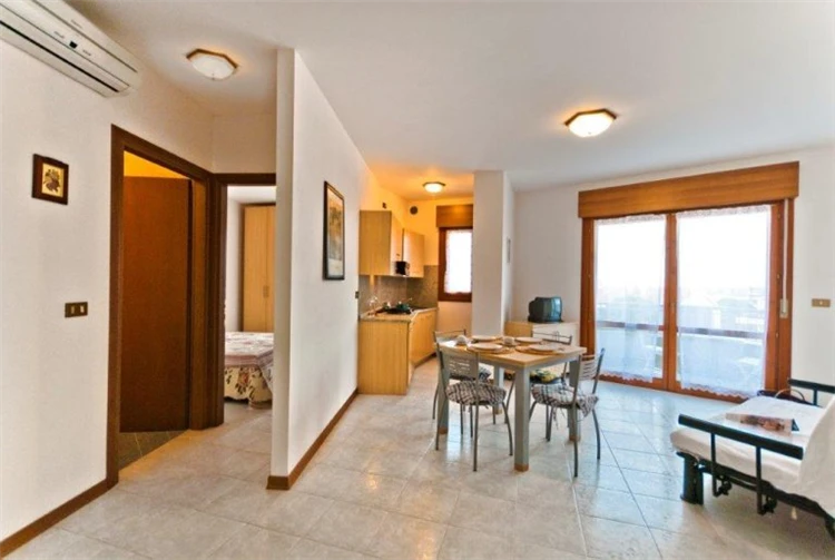 Obývací pokoj nebo ložnice apartmánu Residence Bolognese | Caorle / Residence Bolognese