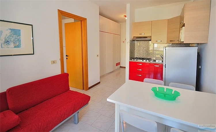 Residence Luxor Bibione – zelené okolí apartmánů | Bibione / Residence Luxor