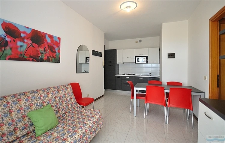 Residence Luxor Bibione – venkovní posezení na terase | Bibione / Residence Luxor