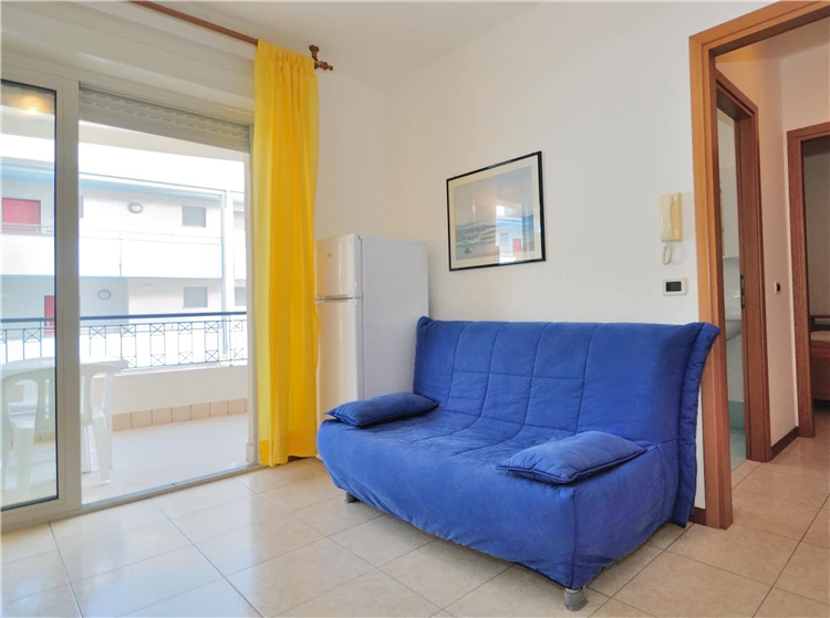 Ložnice apartmánu Residence Millennium s manželskou postelí | Bibione / Residence Millennium