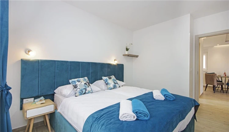 Terasa apartmánu Stella Maris s výhledem | Promajna / Apartmánový dům Stella Maris