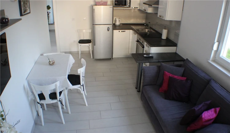 Obývací pokoj apartmánu Danica v Promajně | Promajna / Apartmánový dům Danica