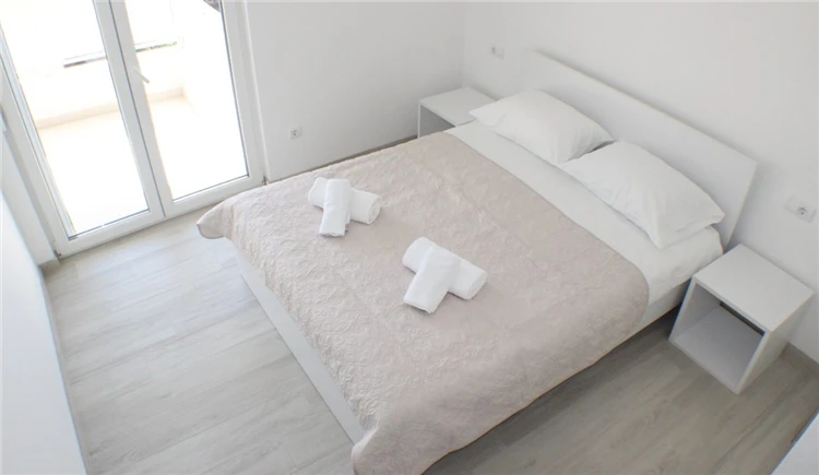 Výhled z balkonu apartmánu 103 v Danice Promajna | Promajna / Apartmánový dům Danica