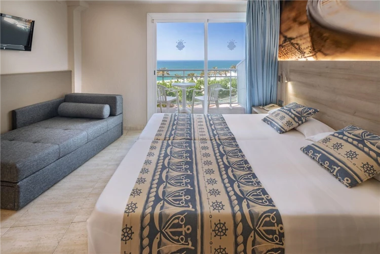 Pokoj s výhledem na moře v hotelu GHT Marítim | Calella / Hotel GHT Marítim