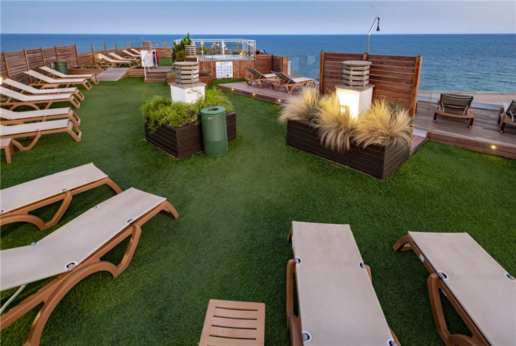 Prostorná terasa s mořským výhledem – GHT Marítim | Calella / Hotel GHT Marítim