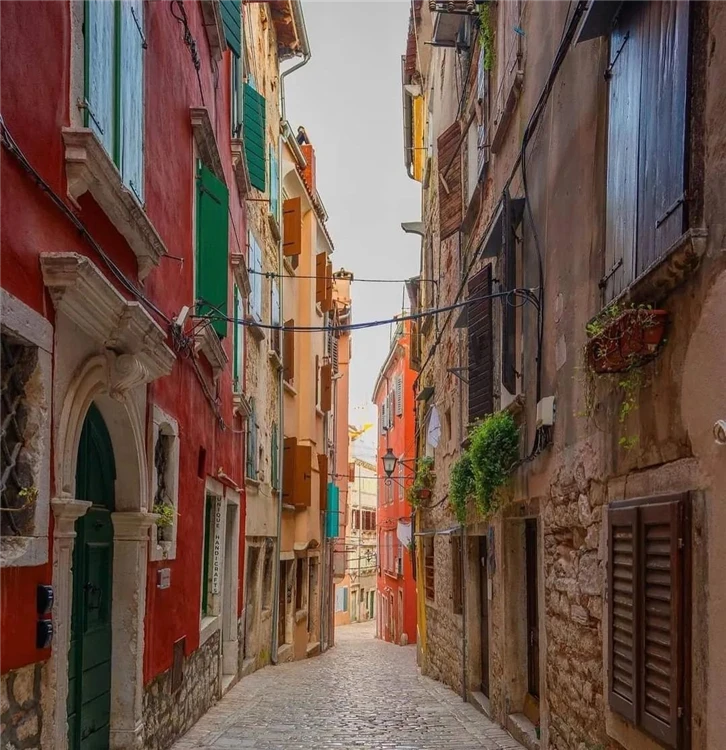 Pohled na přímořské město Rovinj v Chorvatsku | Rovinj / Apartmánový dům Sojka