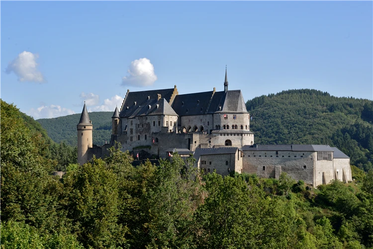 Malebný belgický hrad obklopený přírodou | Belgie a Lucembursko s květinovým kobercem