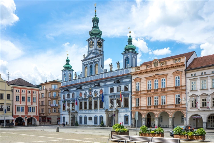 Panorama Českých Budějovic s věží černé věže | Hluboká, Holašovice a České Budějovice – jihočeské poklady