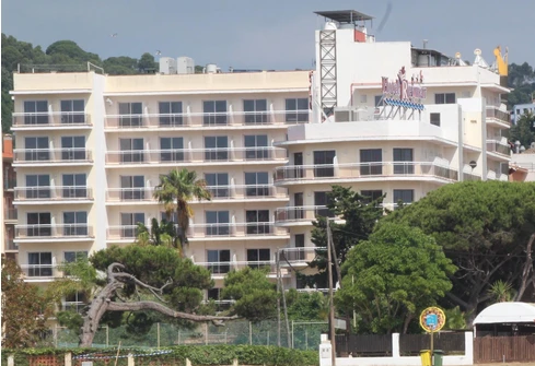 Pohled na hotel Reymar v Malgrat de Mar | Malgrat de Mar / Hotel Reymar
