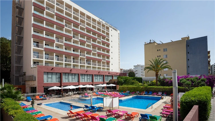 Terasa nebo zahrada hotelu Medplaya Santa Monica | Calella / Hotel Medplaya Santa Monica