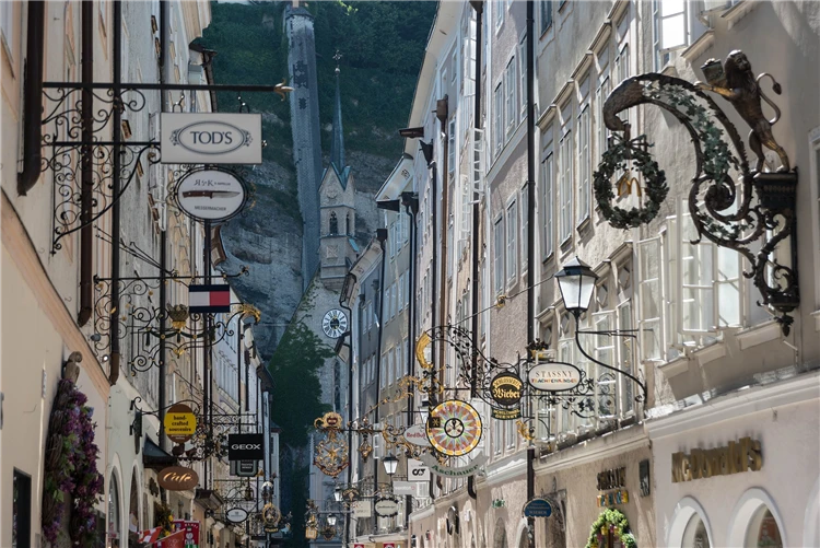 Historické centrum Salzburgu s katedrálou | Tichá noc v Salzburgu
