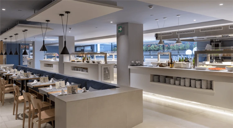 Restaurace a jídelna hotelu Caprici Beach & SPA | Santa Susanna / Hotel Caprici Beach & SPA