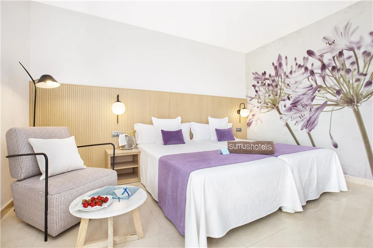 Pokoj hotelu Sumus Monteplaya s dvoulůžkem | Malgrat de Mar / Hotel Sumus Monteplaya