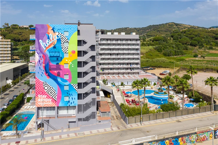 Exteriér hotelu HTop Olympic v Calelle | Calella / Hotel HTop Olympic