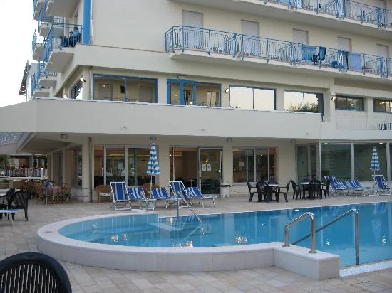Bazén nebo terasa hotelu Miami v Jesolu | Lido di Jesolo / Hotel Miami