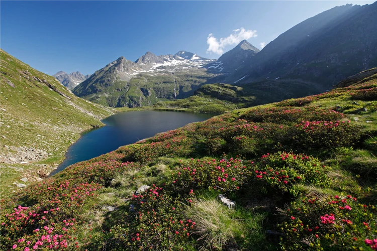 Horská krajina v okolí ledovce Dachstein, Rakousko | Ledovec Dachstein a nejkrásnější jezera Alp