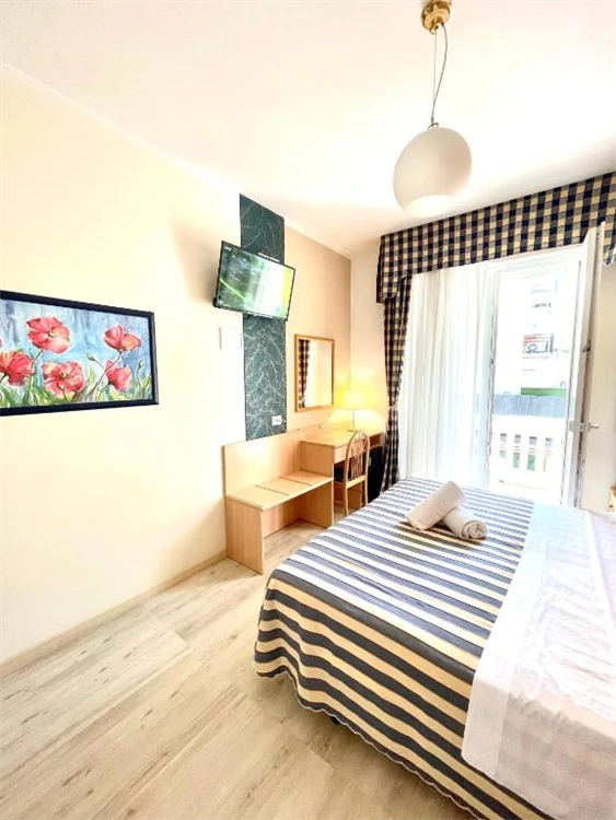 Hotelový pokoj v Riviéře Lido di Jesolo s postelí | Lido di Jesolo / Hotel Riviera