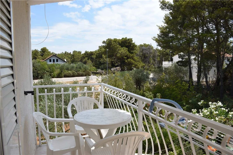Ložnice apartmánu č. 4 ve Ville Dana Srima | Vodice-Srima / Villa Dana