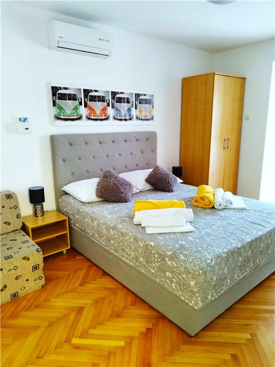 Ložnice studia S2 v Apartmánovém domě Anita | Živogošće / Apartmánový dům Anita